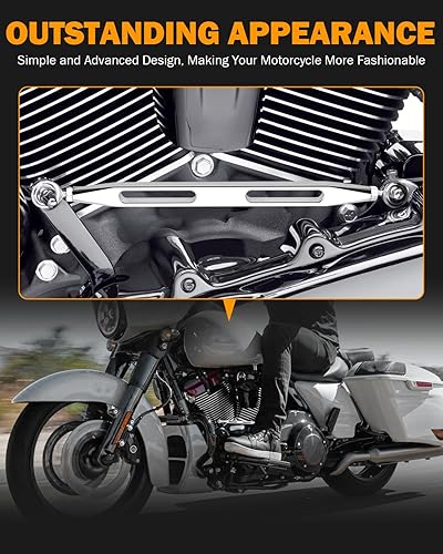 Miniatura 6 de PBYMT enlace de cambio compatible con Harley 1986-2019