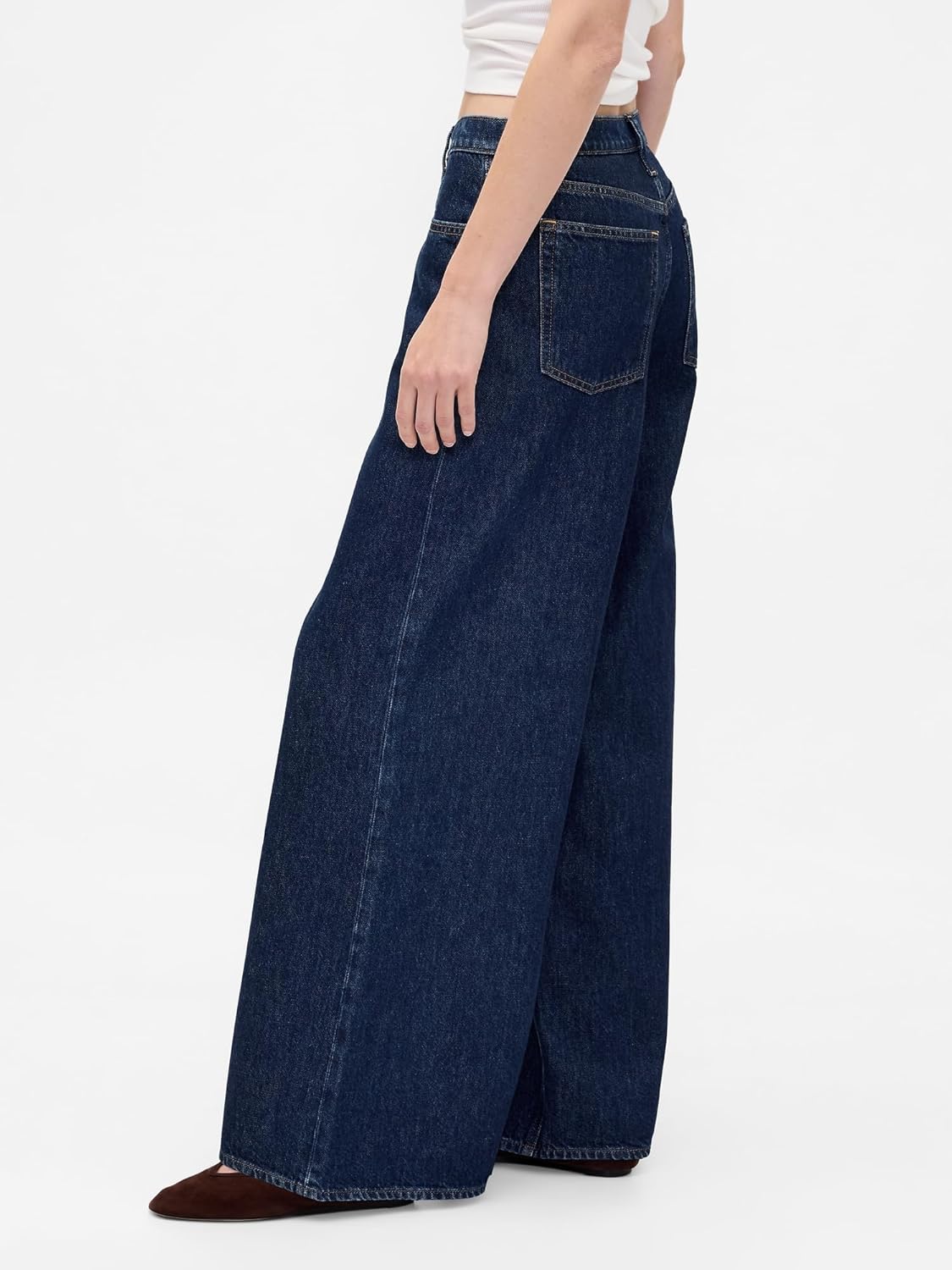 GAP Womens Low Rise Super Baggy Denim Jean - Image 3