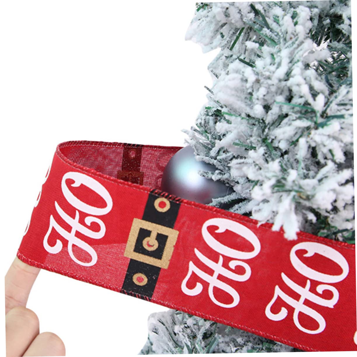 Abaodam 5stücke Weihnachtsband Schleifen Für Weihnachtsbaum Dekoration Hochwertiges Farbenfrohes Satinband Für Kreative Bastelprojekte Und Festliche Anlässe
