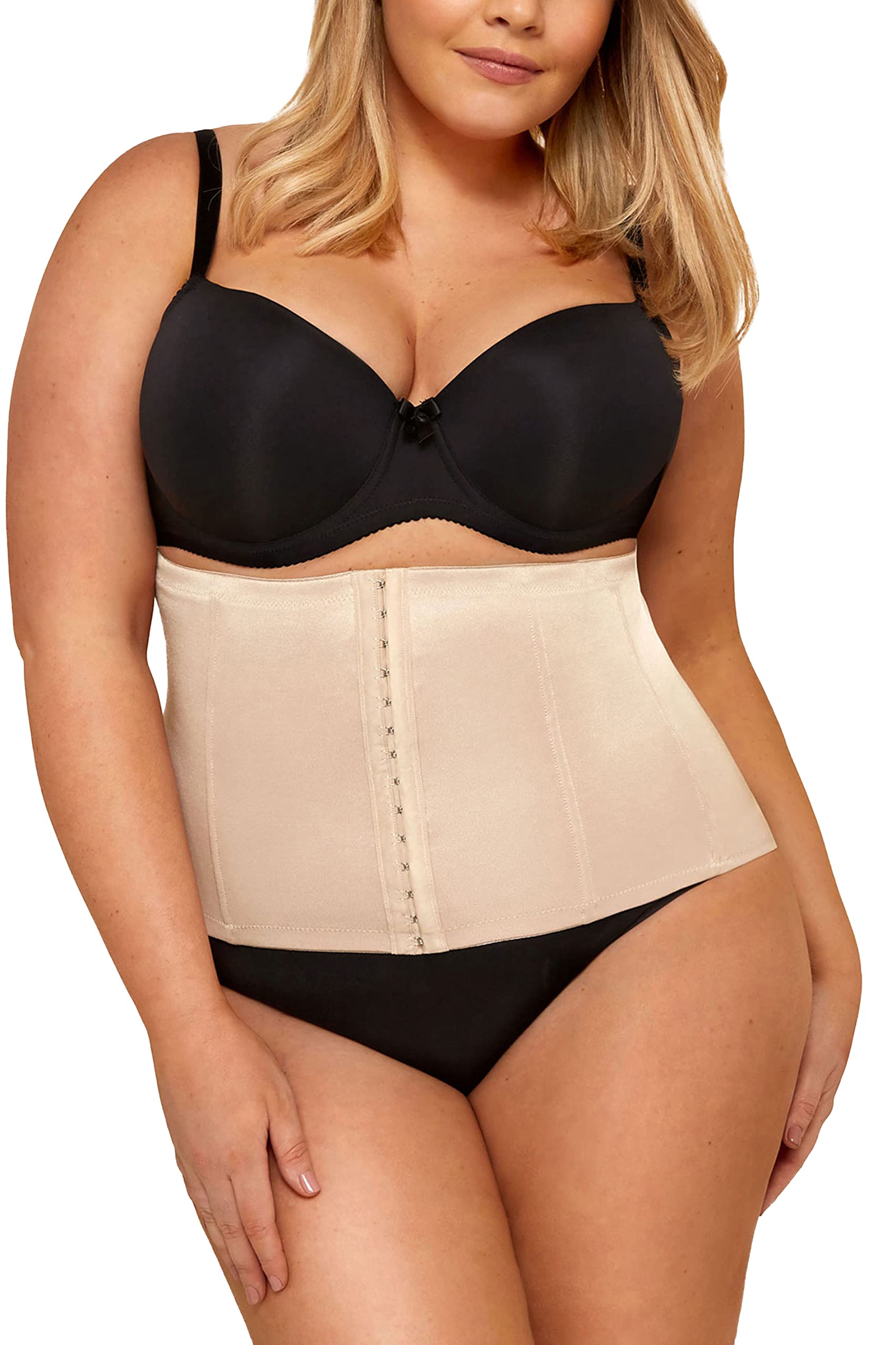 Yours Curve Nude Hook & Eye Control Belly Band - Women's - Plus Size Curve
