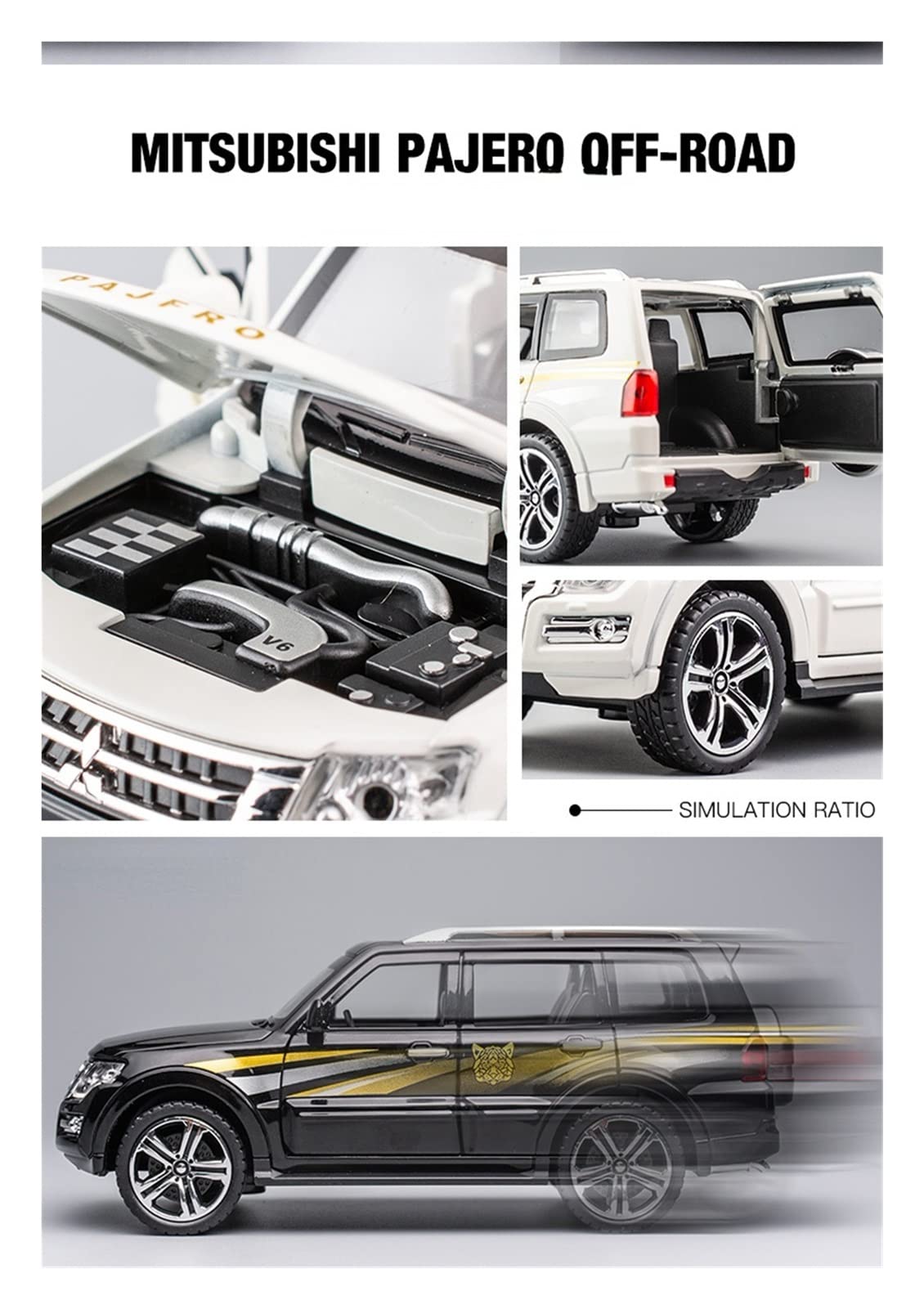 ミニカー Pajero mini KYOSHO Mini-z Body MITSUBISHI PAJERO Evolution 2003 Paris