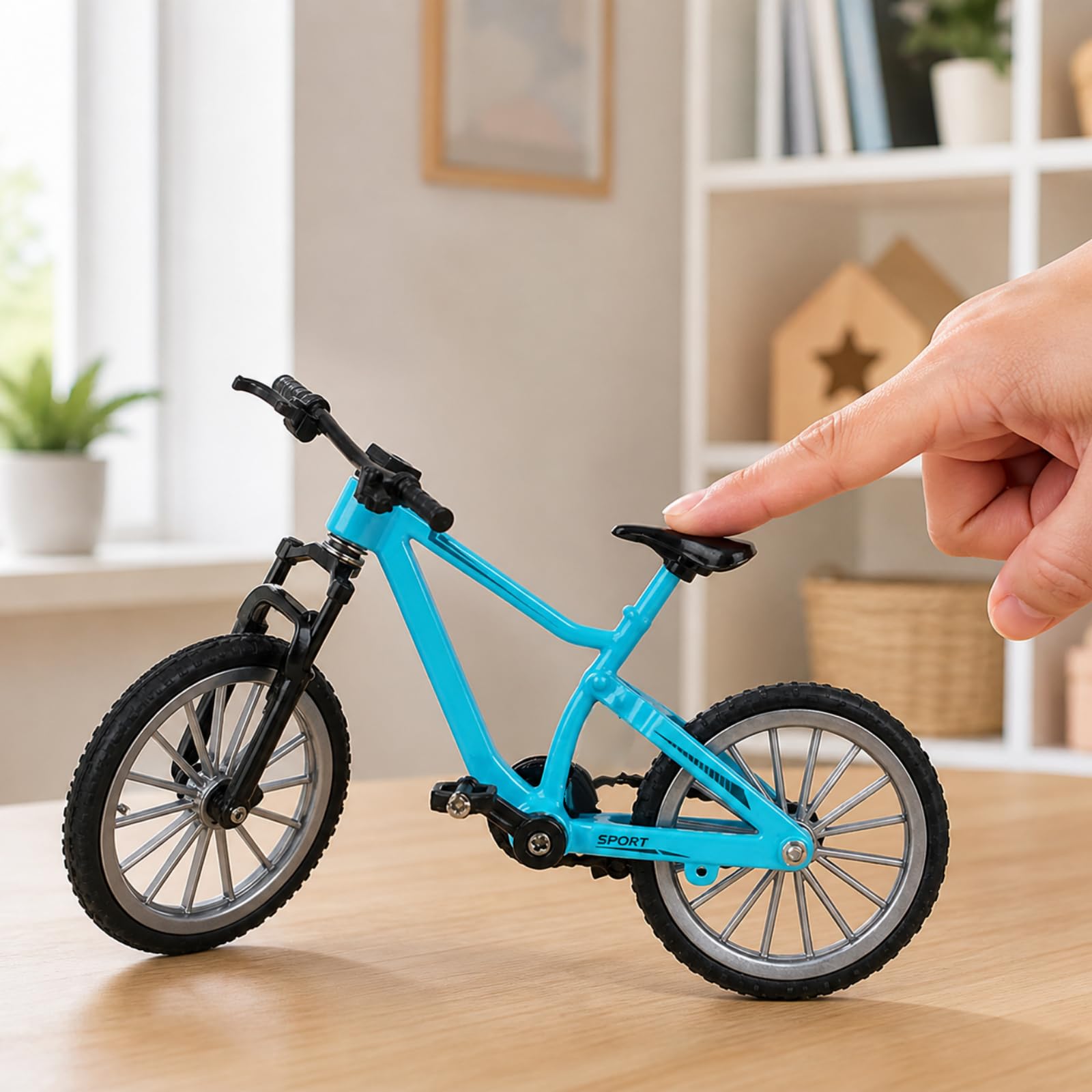 2 Piezas Finger BMX - Finger Bicicleta - Mini Bicicleta - Ideal para Amantes del Modelismo，Regalos De DevolucióN De Boda para NiñOs, Accesorios De FotografíA