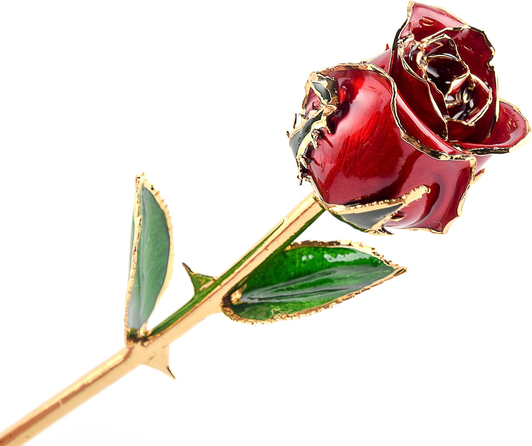 M Dream for Her, 24K Gold Dipped Real Rose Red,Best Gift for Valentine's Day, Mother's Day, Anniversary, Birthday Valentines Gift for her