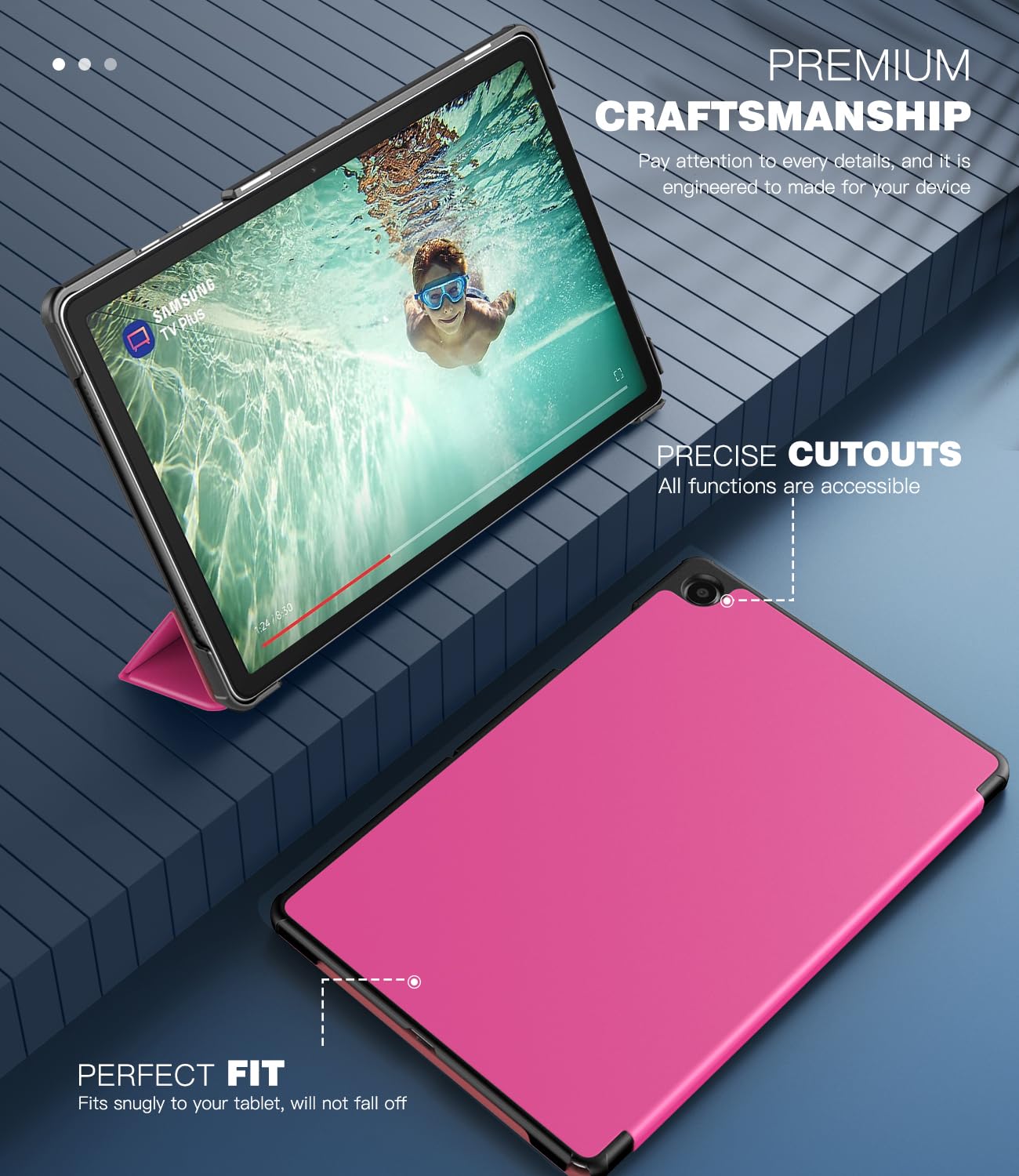 Cover Per Samsung Galaxy Tab A9+ 11 Pollici 2023 - Leggera, Protettiva Con Risveglio Automatico - Foto 9
