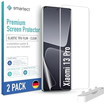 smartect TPU Screen Protector Pack of 2 for Xiaomi 13 Pro