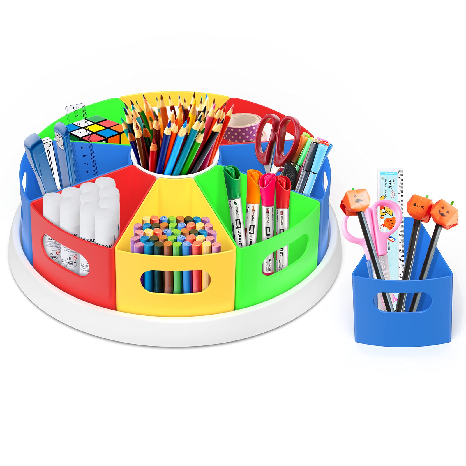Buy JoinJoy Rotating Art Supply Organizer for Kids, 360 Rotating Lazy