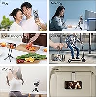 Vista 8 de ULANZI MA38 - Trípode magnético para iPhone, mini trípode portátil para Magsafe con tornillo de doble cara de 1/4 de pulgada, puerto Arca Uka