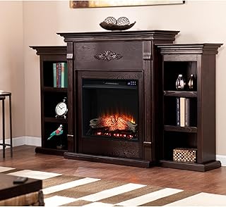 16 Unique Fireplace Ideas for Bold Eye Catching Focal Points 169 Electric Fireplace with Bookcase Oak Veneer 70