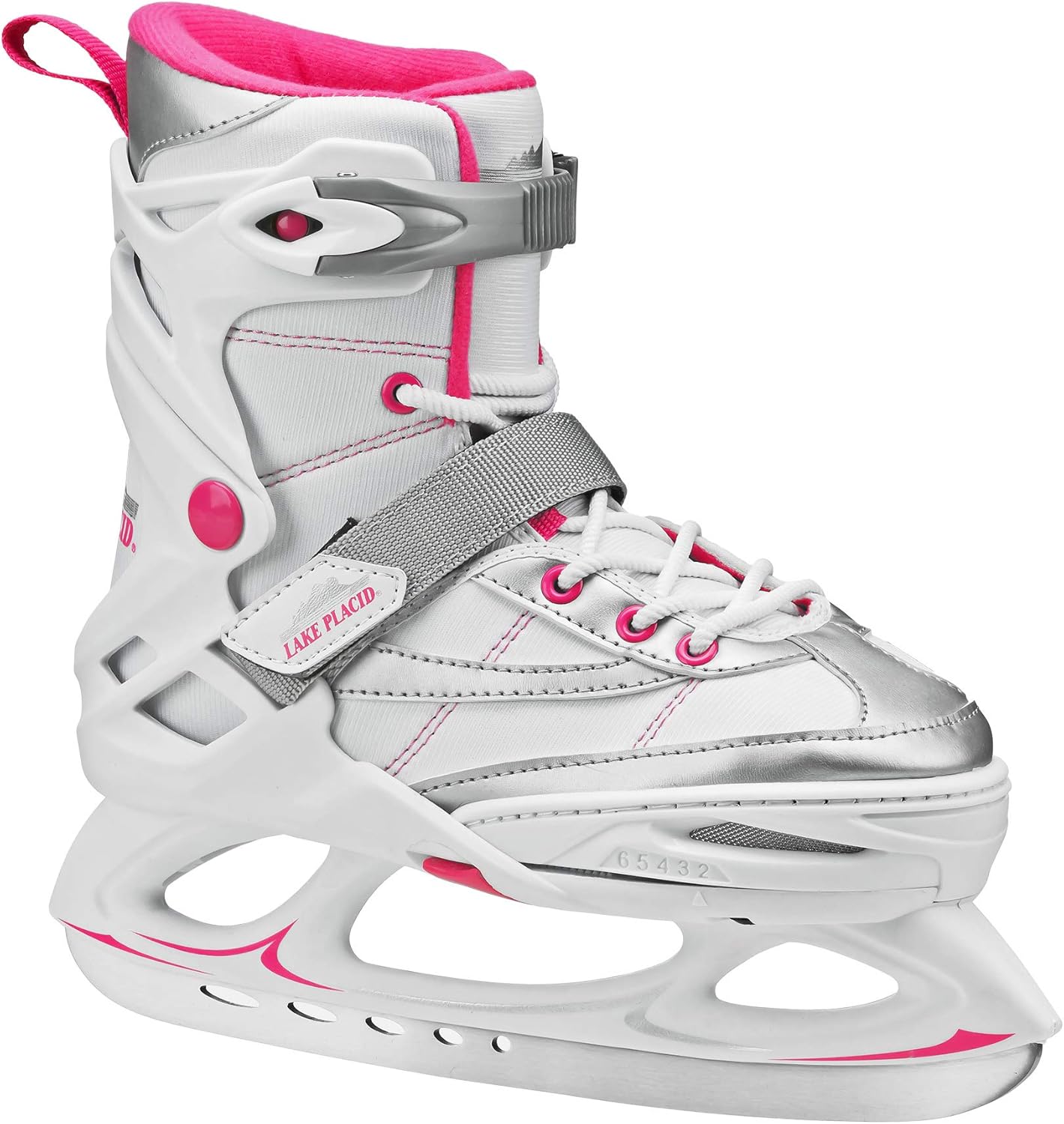 Lake Placid Monarch Girl's Adjustable Ice Skate : Sports & Outdoors