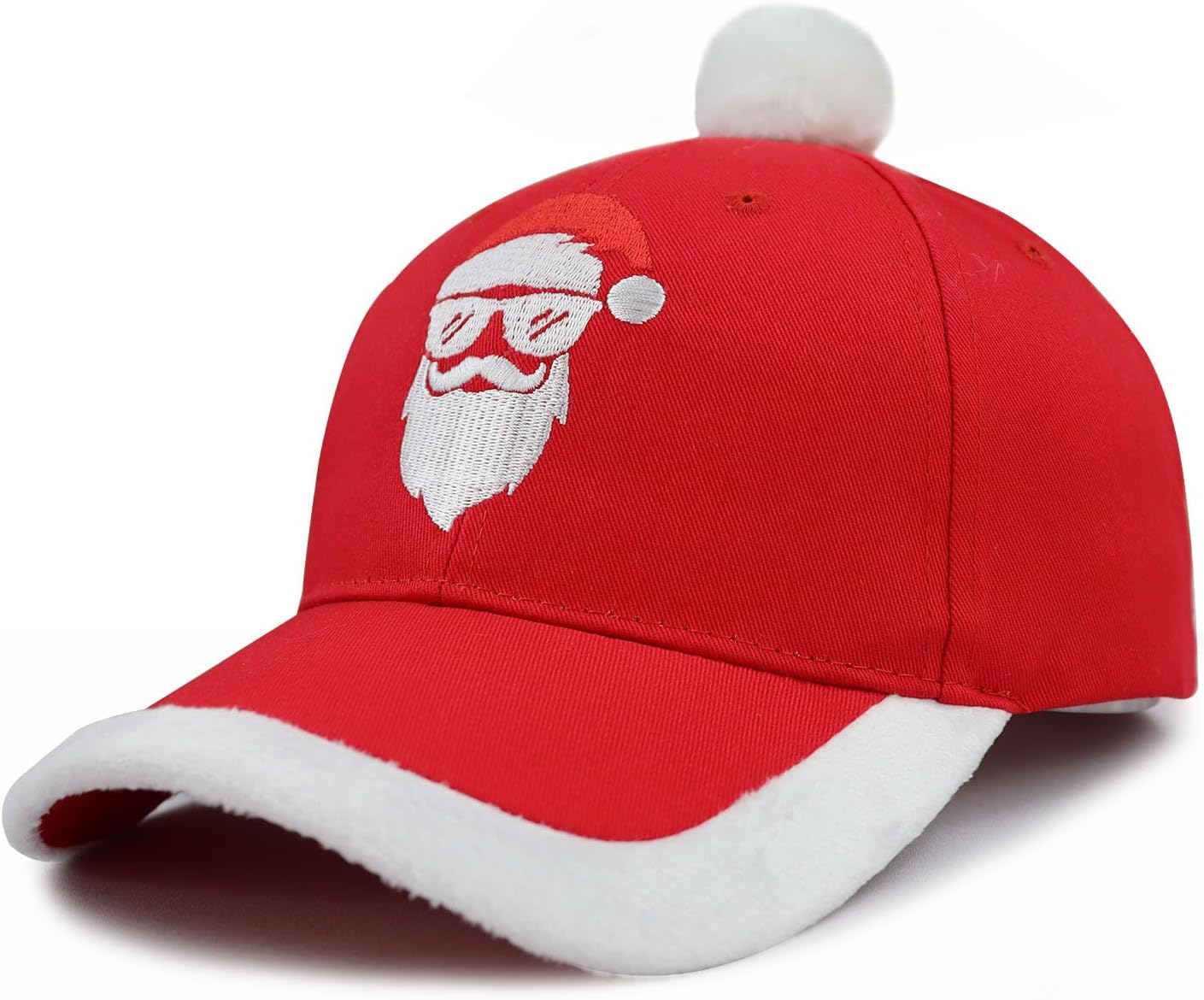 Christmas Hats for Men Women, Funny Adjustable Embroidered Believe Santa Baseball Cap - Image 2