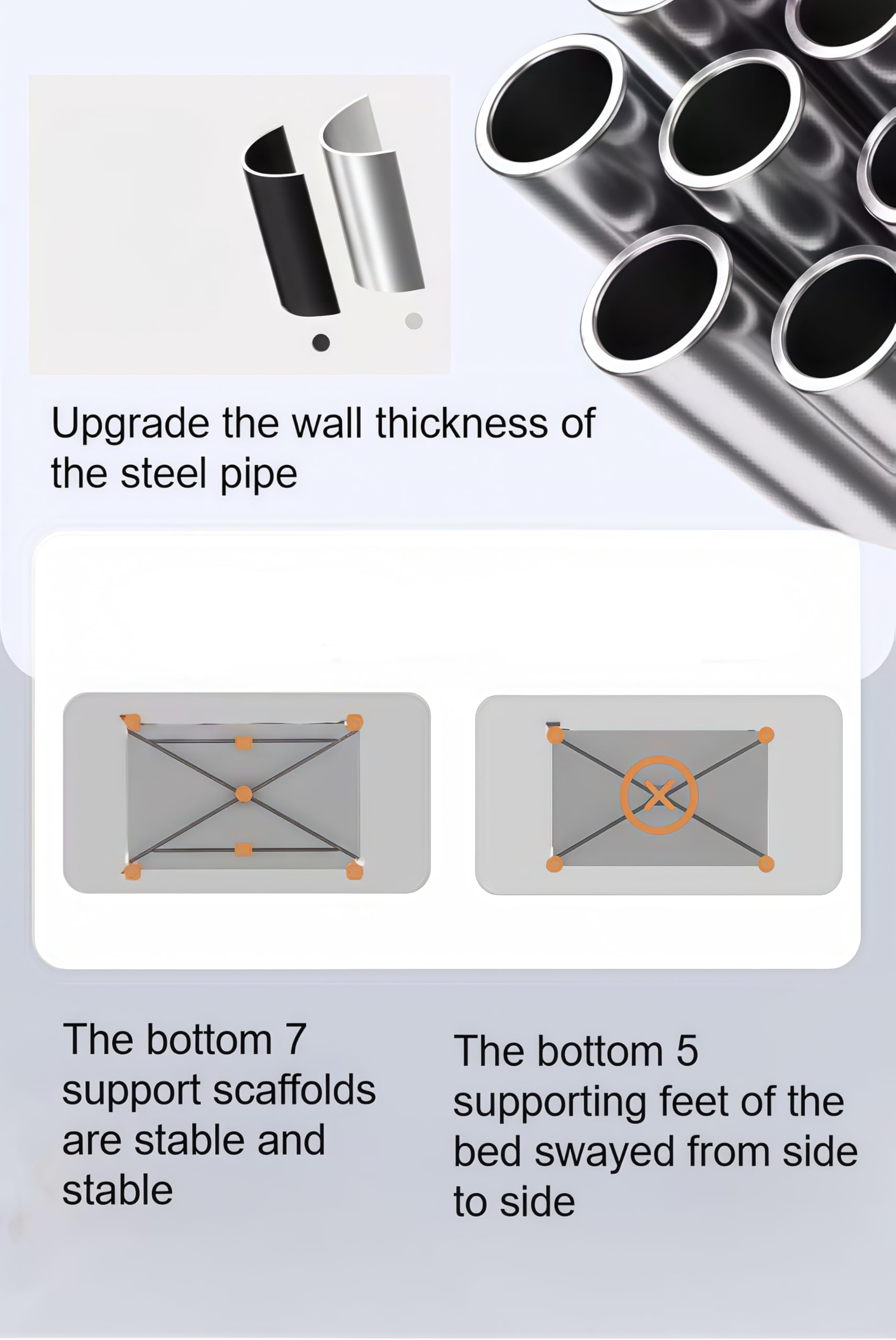 Lettino convertibile 3 in 1 con tavolo per pannolini, lettino portatile, lettini da comodino, struttura in metallo, 125 x 65 x 76 cm, include materasso, zanzariera, scaffale per giocattoli