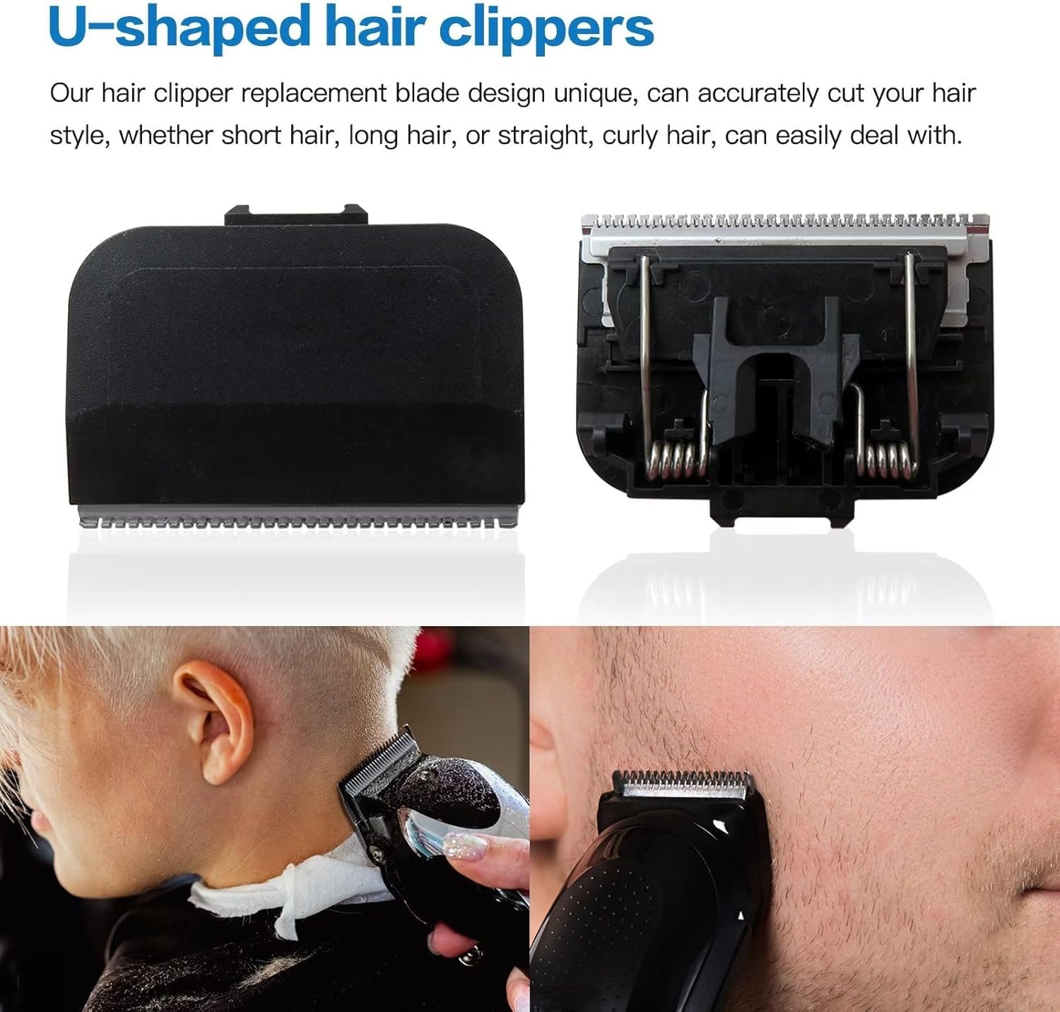 Replacement Body Hair Trimmer Cutter Blade for Panasonic ER-GK80 / ER-GK81 / ER-GK60 Body Groomer - Electric Shaver Razor Removing Hair in Sensitive Areas for Unisex (Black)
