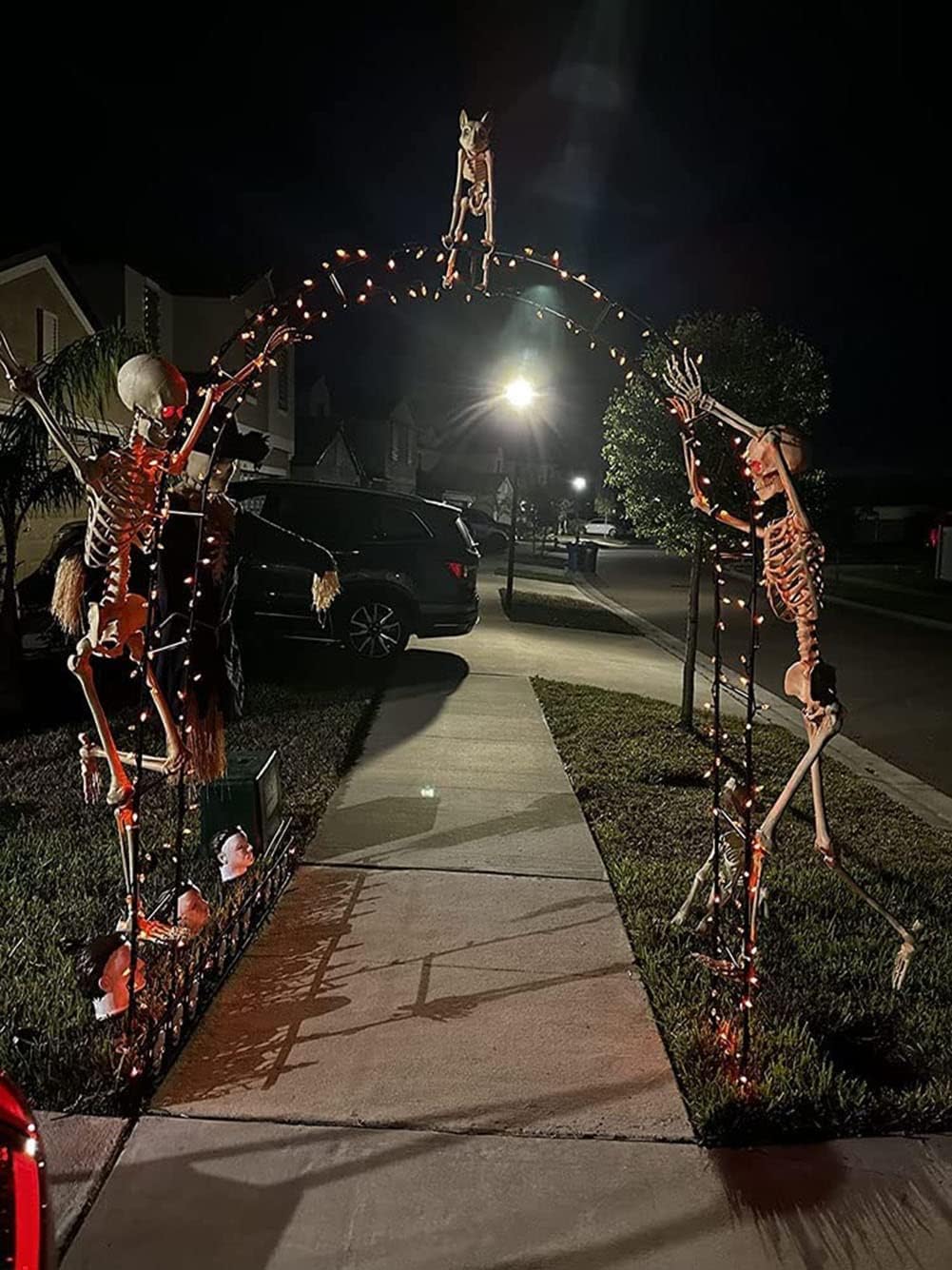 ブラック もち様 大型ガーデン アーチ、エクストラ ワイド 300/350 Cm ガーデン