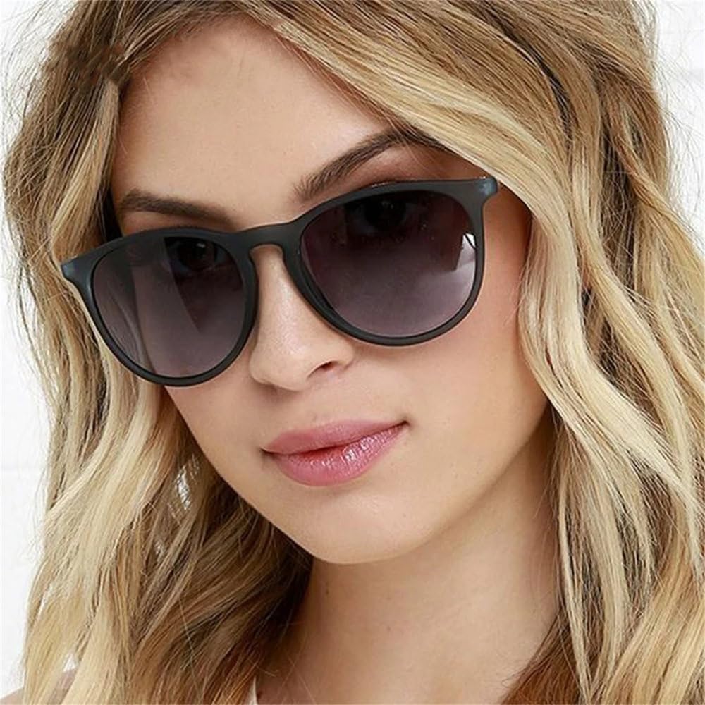 Occhiali da sole rotondi Uomo Donna Occhiali da sole vintage con montatura tartarugata Sunnies Occhiali da sole