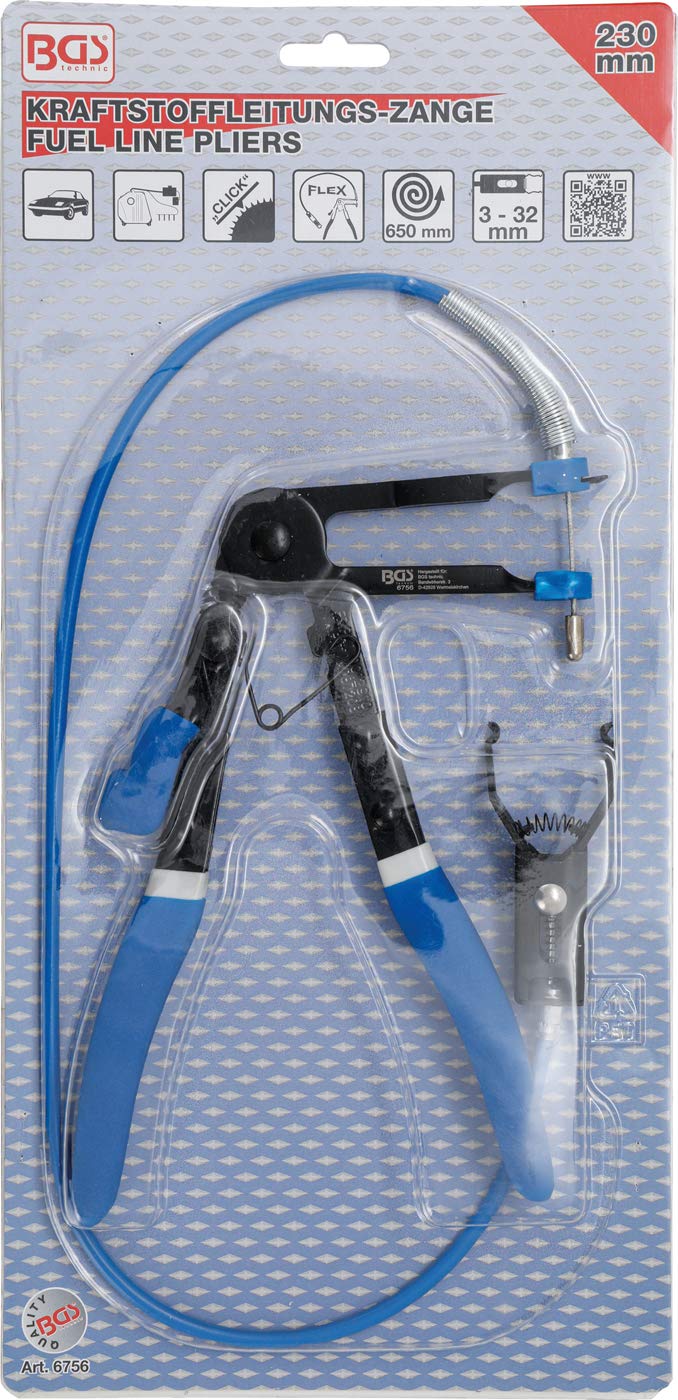BGS 6756 | Pince pour conduit de combustible | avec entraînement Bowden | 650 mm