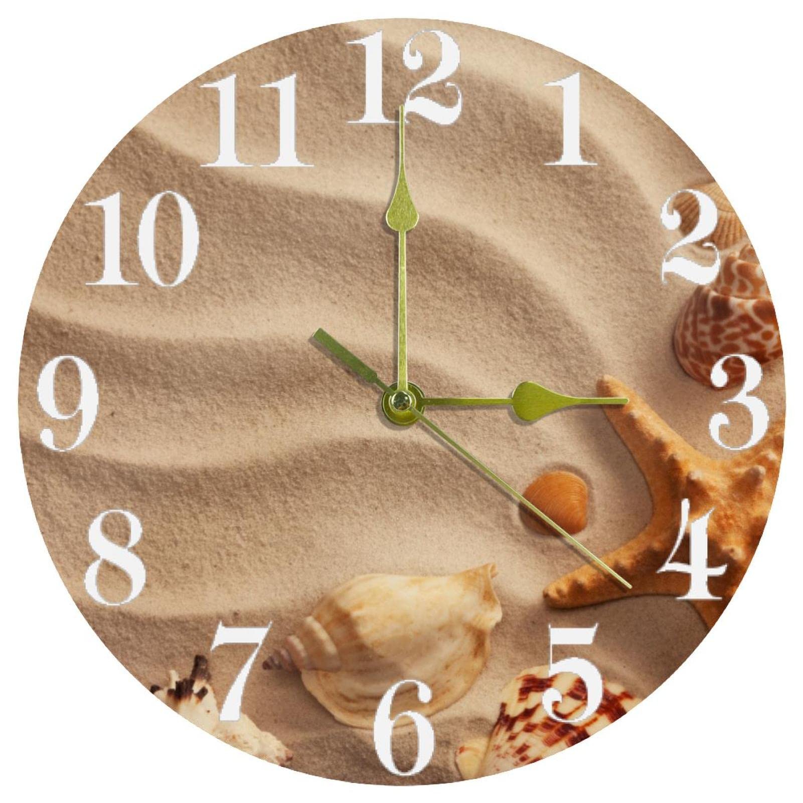 Horloge murale pour école et bureau ronde 25,4 cm lisible