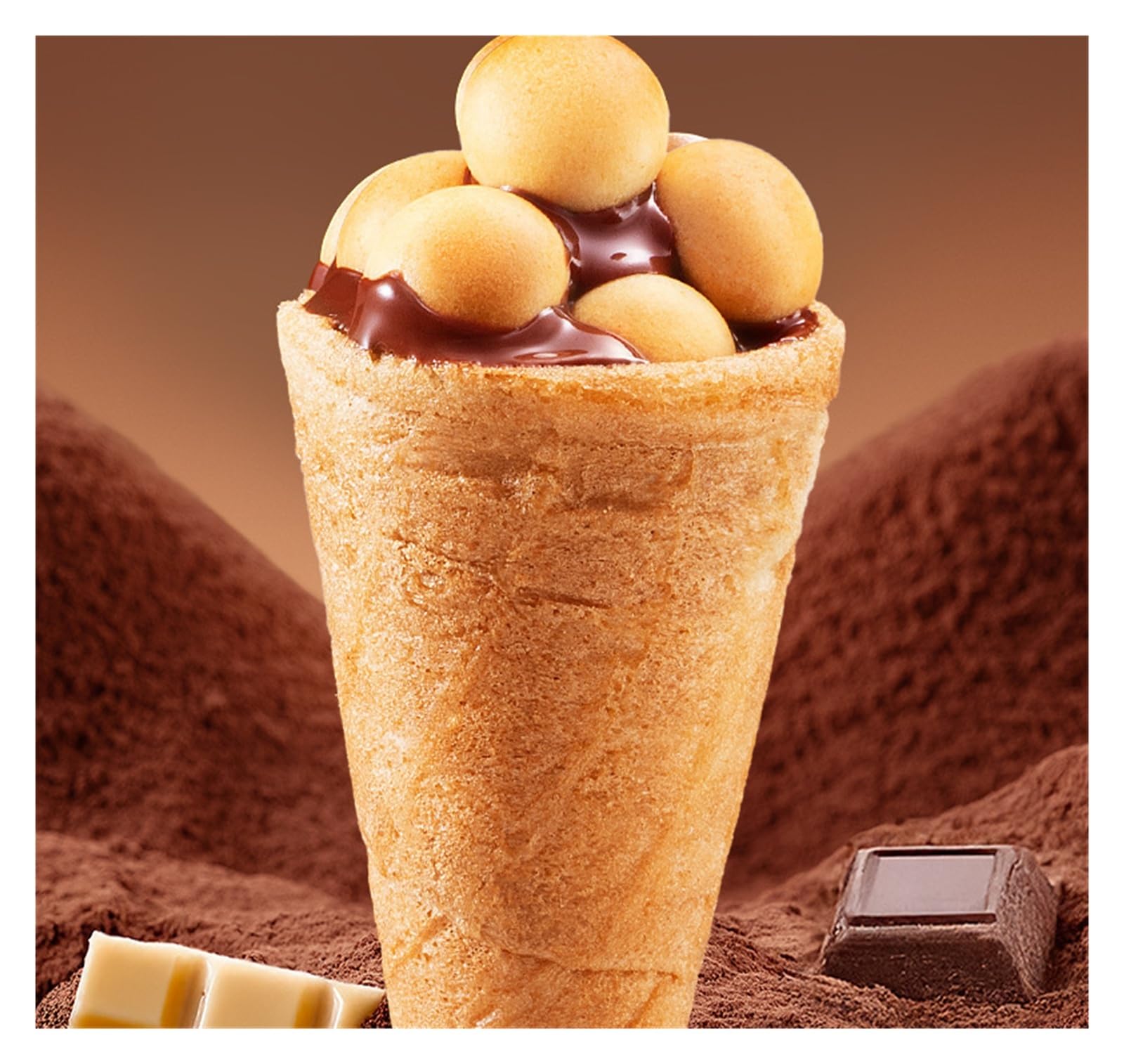 Cono Crujiente 160g, Un Delicioso Snack En Cono Crujiente(2pcs)