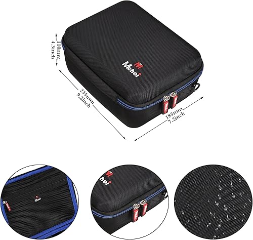 Miniatura 6 de Mchoi Funda de viaje rígida para proyector AuKing 2022/para mini proyector actualizado 2025, solo funda