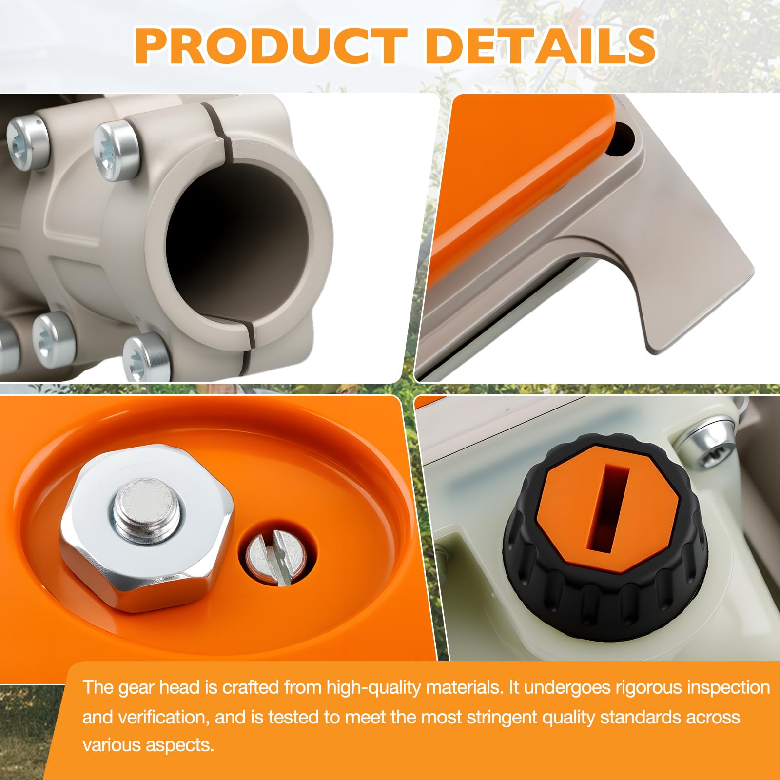 HQPASFY Sierra de poste de engranaje compatible con Stihl HT73 75 100 130 131 250, KM90 110 130, FS85, WT Spur Sprocket 3/8-6T cortador de árbol de sierra de poste de repuesto para 4182 200 0070, 4138