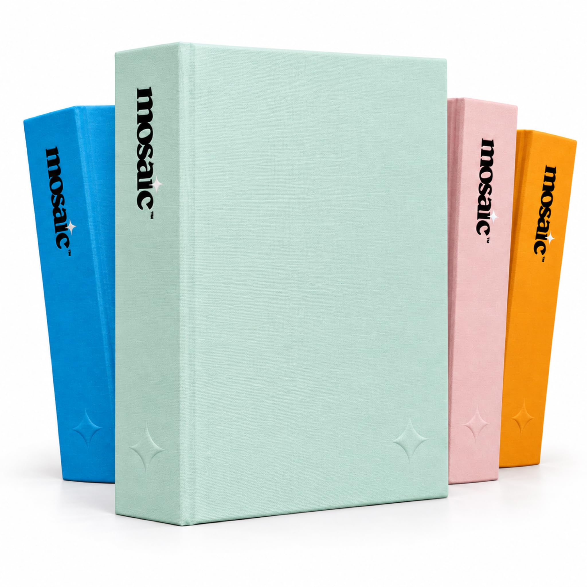 Mosaic Journal Photo Album Book - With 365 Slip-In Prints Included - Green
