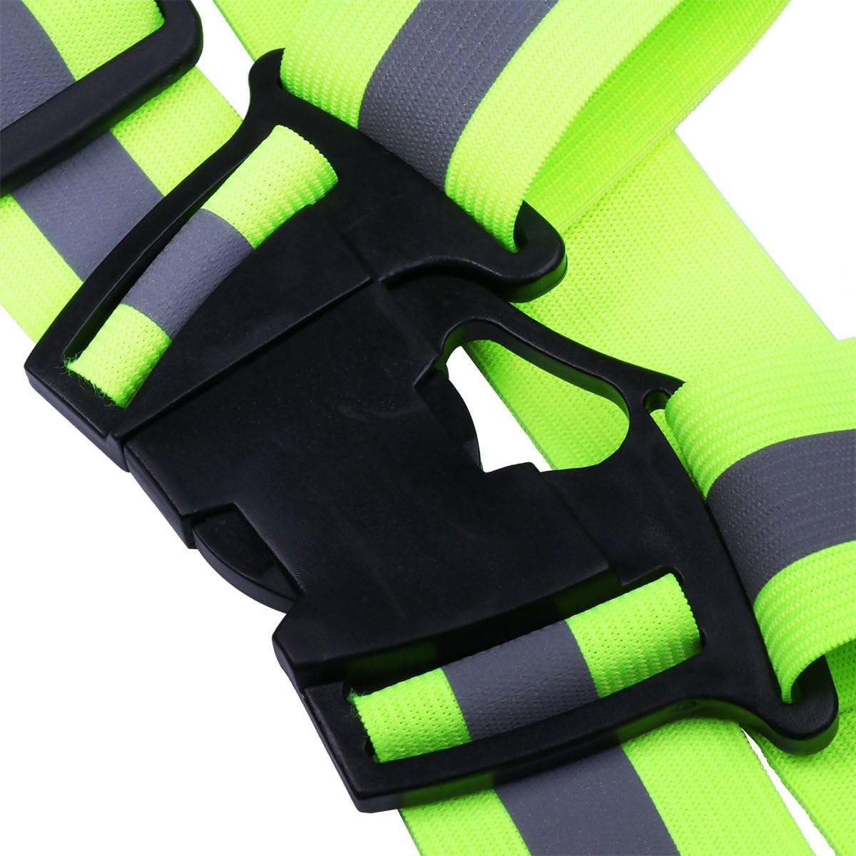 Super Deal Product CHICTRY Reflective Vest High Visibility Elastic Lightweight Adjustable Safety Belt Vest for Running Walking Jogging Cycling Motorcycle Outdoor Activities Green One Size Black Friday Clearance CHICTRY Reflective Vest High Visibility Elastic Lightweight Adjustable Safety Belt Vest for Running Walking Jogging Cycling Motorcycle Outdoor Activities Green One Size