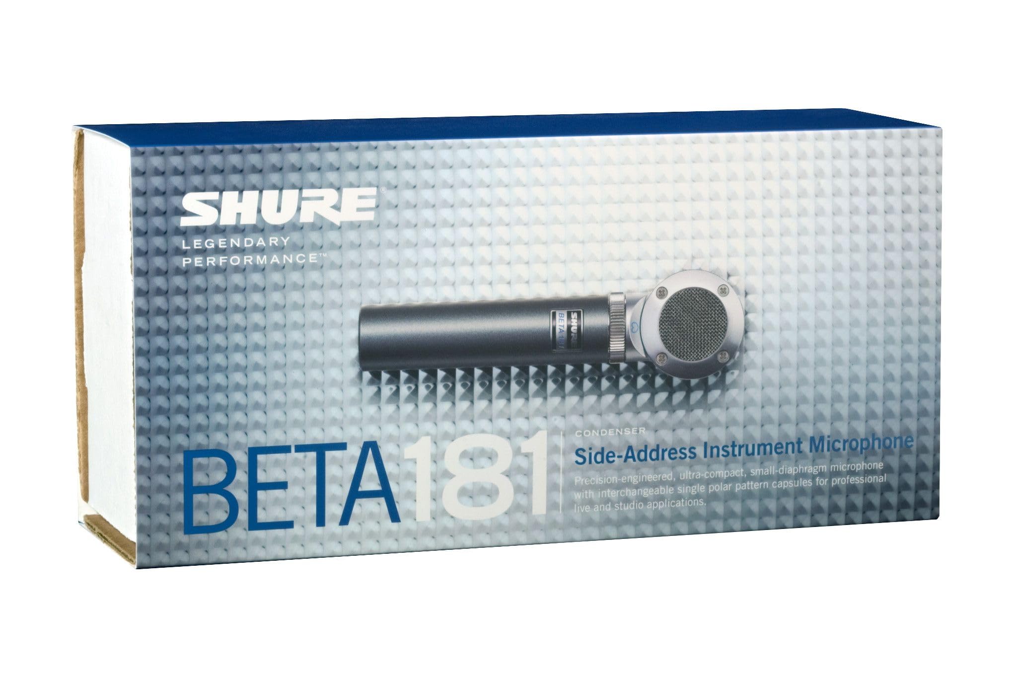 Amazon.com: Shure BETA 181/KIT Ultra-Compact Small-Diaphragm Side
