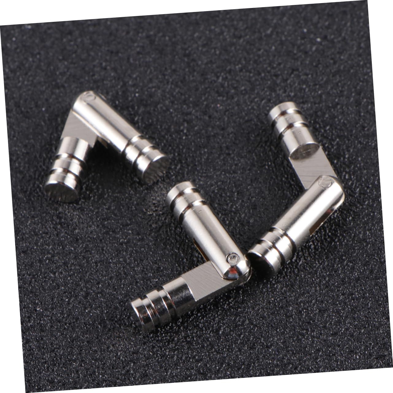 Mikikit 100pcs Heavy Duty Box Hinge Spring Hinge Cylindrical Self Closing for Jewelry Boxes