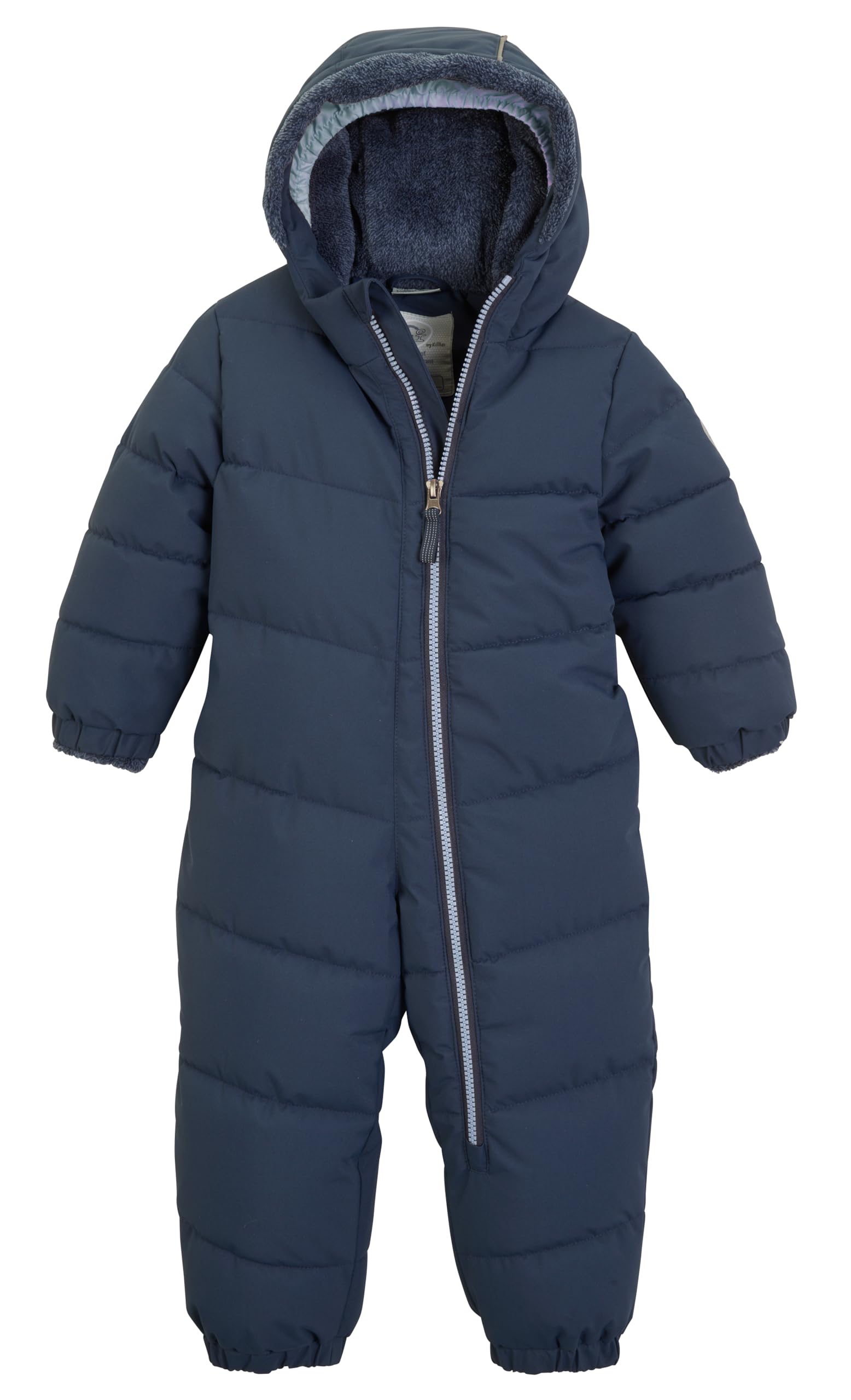 first instinct by killtec FIOW 32 MNS ONPC 38897-000 Children's Overall/Snowsuit in Down Look with Hood Dark Blue 110, darkblue, 110 cm-116 cm