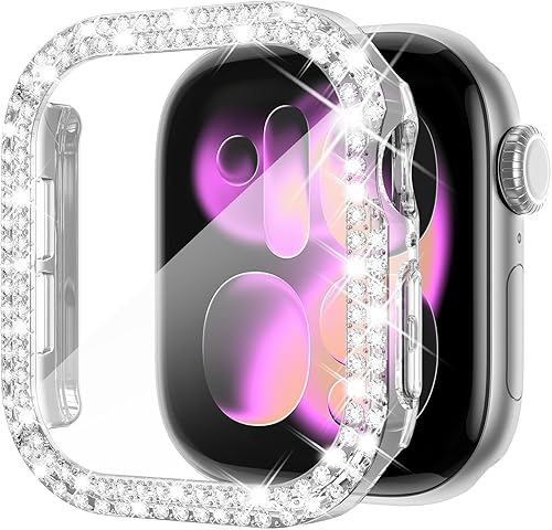 Miniatura 50 de KADES - Funda protectora brillante compatible con Apple Watch Series SE, SE 2022, 6, 5 y 4 de 40 mm, con protector de pantalla incorporado (40 mm,