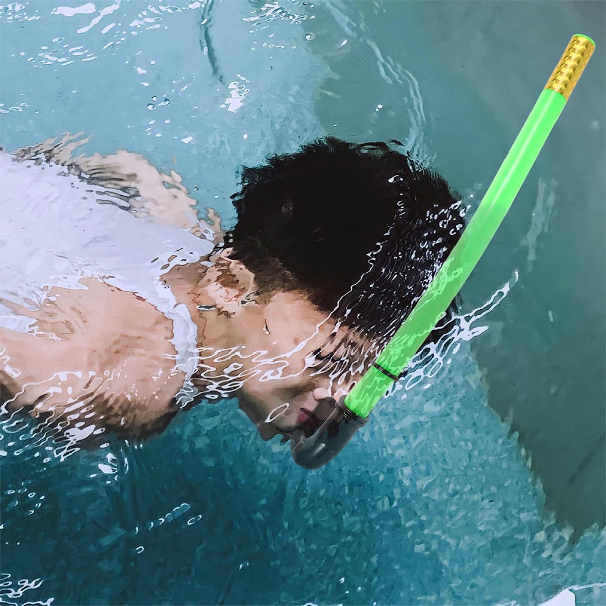 Toyvian Equipo de Snorkel Gafas de Buceo Semisecas y Aletas de Silicona Cómodas, Diseño Ergonómico para Snorkeling y Buceo Libre