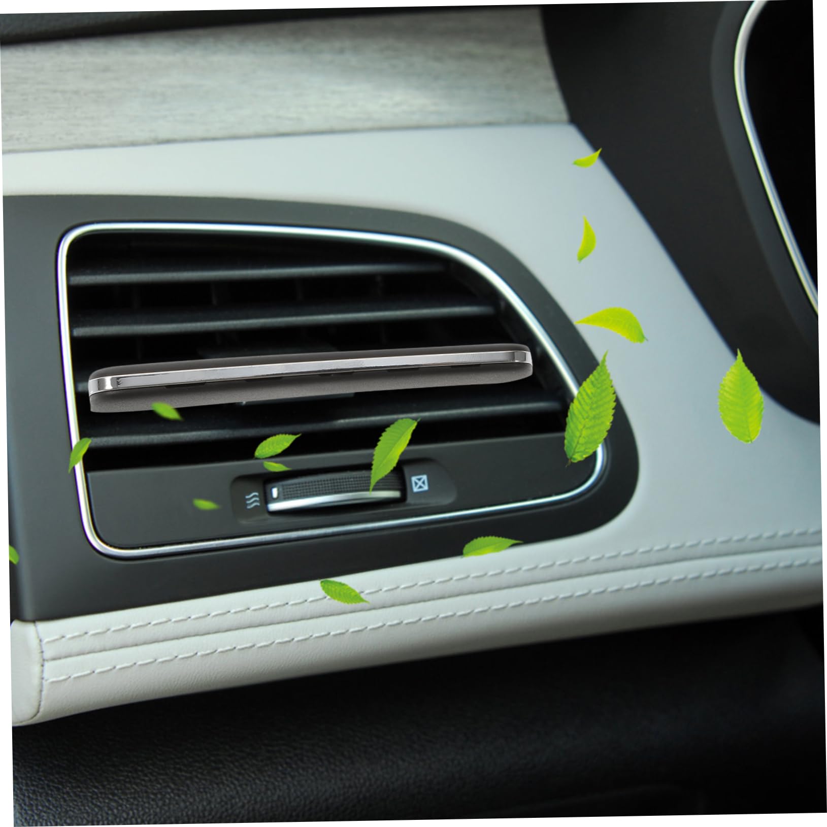 MAGICLULU Profumatore per Auto Magnetico in Lega di Alluminio e Ceramica, Diffusore D'olio Essenziale Leggero e Facile da Installare, Design Unico per Interni Auto
