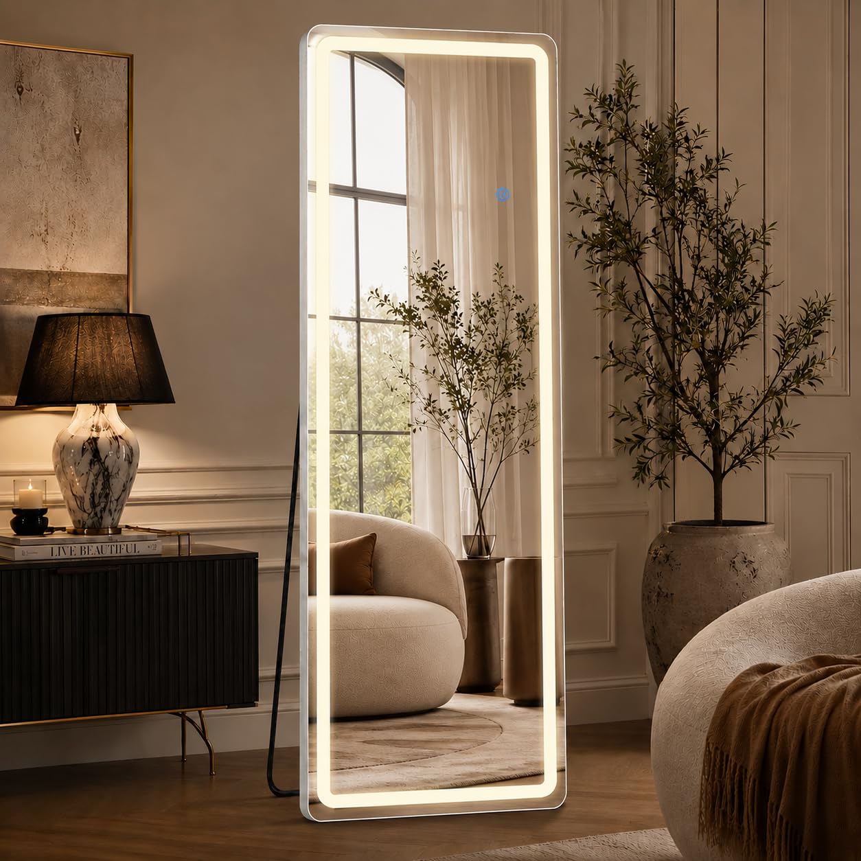 Simple Deluxe 64'x21' Full Length Mirror