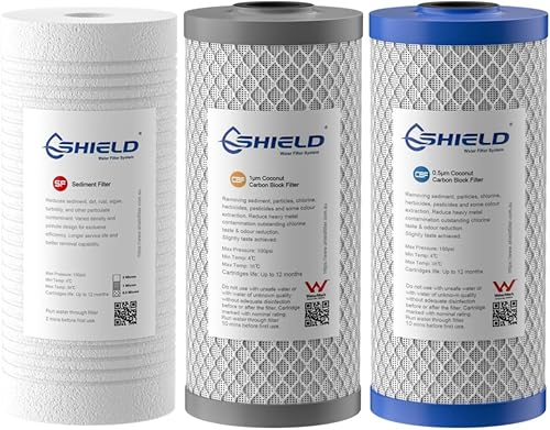 Sediment & Double Coconut Carbon Block Water Filter Cartridges