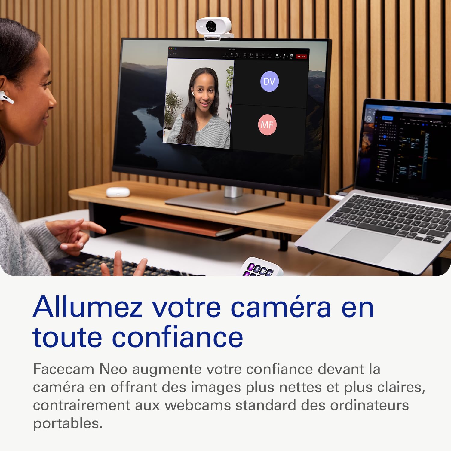 Elgato Neo Video-Lighting Bundle - Webcam Facecam Neo Full HD, Key Light Neo (Commandes intégrées) - Appels vidéo, Enregistrement - Zoom, Teams - Plug et Play sur PC-Mac-Ordinateur Portable-Ipad