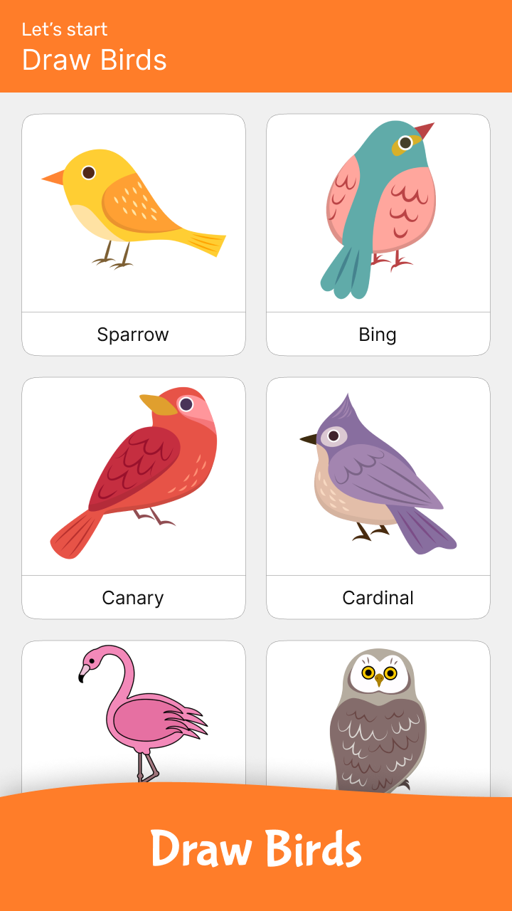 How to Draw Birds : Step by Step Tutorials - App on Amazon Appstore
