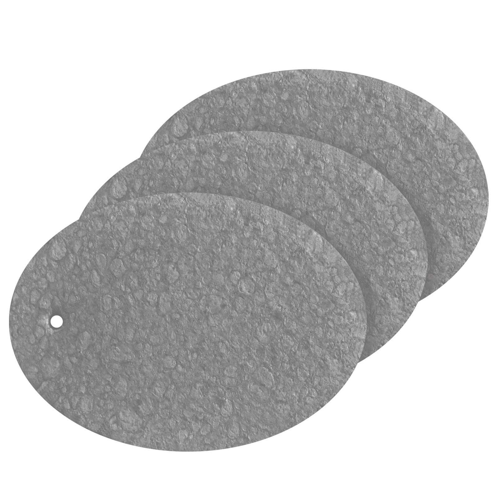 Gray Cellulose Compressed Sponge Washing Dishes and Cleaning Kitchen Non-Scratch Heavy Duty Natural Cleaning Sponge Reusable for Bathroom Cars Household 3PCS