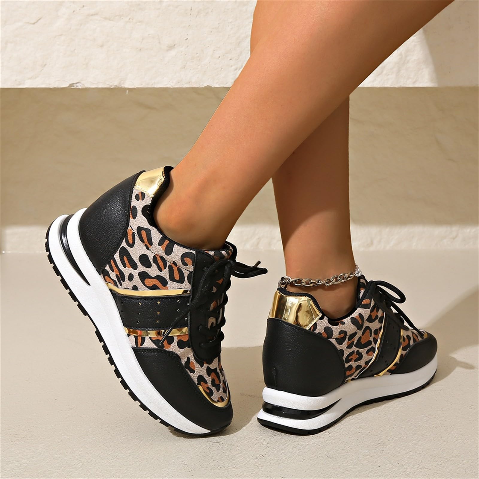 Scarpe per Palestra Donna, Scarpe Ginnastica Donna, Sneakers Fitness Running, comode, Antiscivolo, Traspiranti, Memory Foam, pianta Larga, Ideali per Palestra