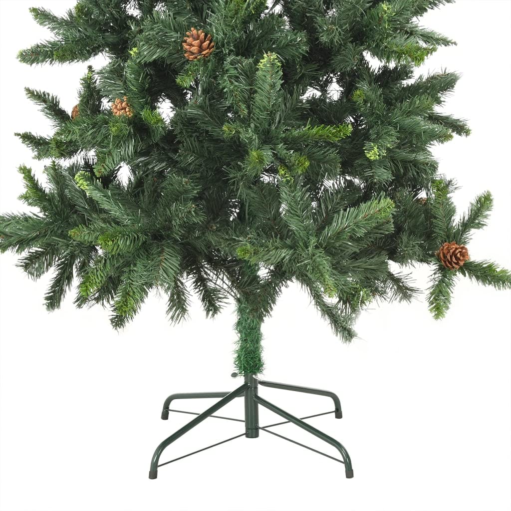 albero natale,mini albero di natale,albero di natale piccolo da tavolo,Set Albero Natale Artificiale con LED e Palline Verde 210cmAdatto per camera da letto, soggiorno, patio, Natale