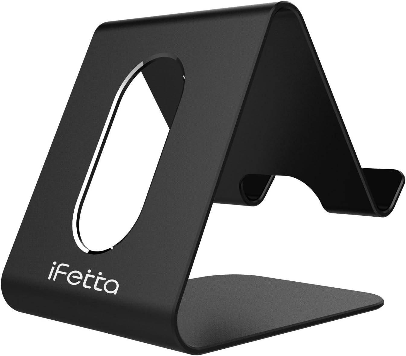 Cell Phone Stand, Ifecco Mobile Phone Holder for Tablet All Android Smartphones, iPhone 7 Plus iPad (Upgrade Black)