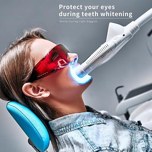 Miniatura 3 de ANNWAH Las gafas rojas dentales de 4PCS protegen los ojos para blanquear los dientes