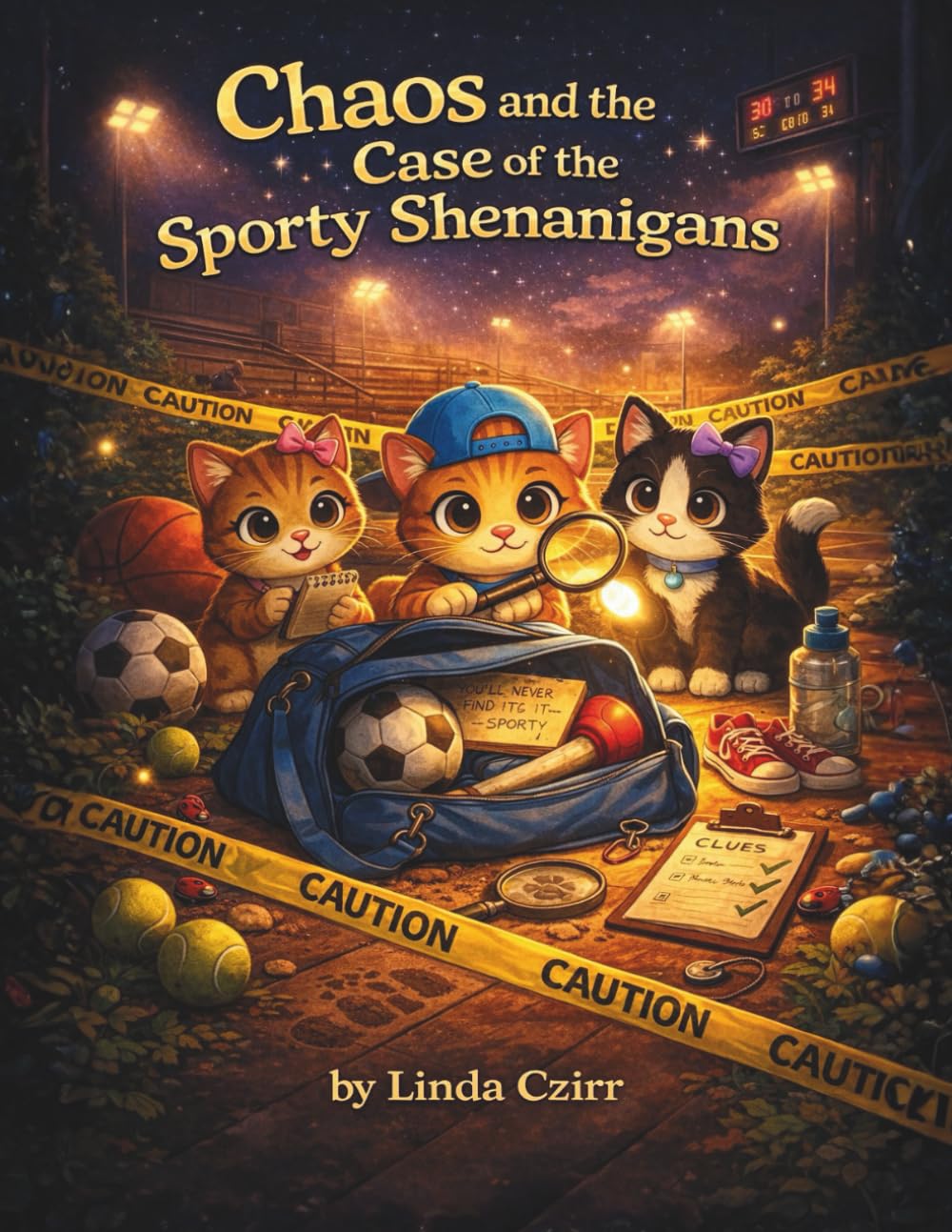 Chaos and the Case of the Sporty Shenanigans: A Cozy Cat Mystery About Clues, Curiosity, and Solving Puzzling Neighborhood Adventures (Detective Chaos Mysteries)