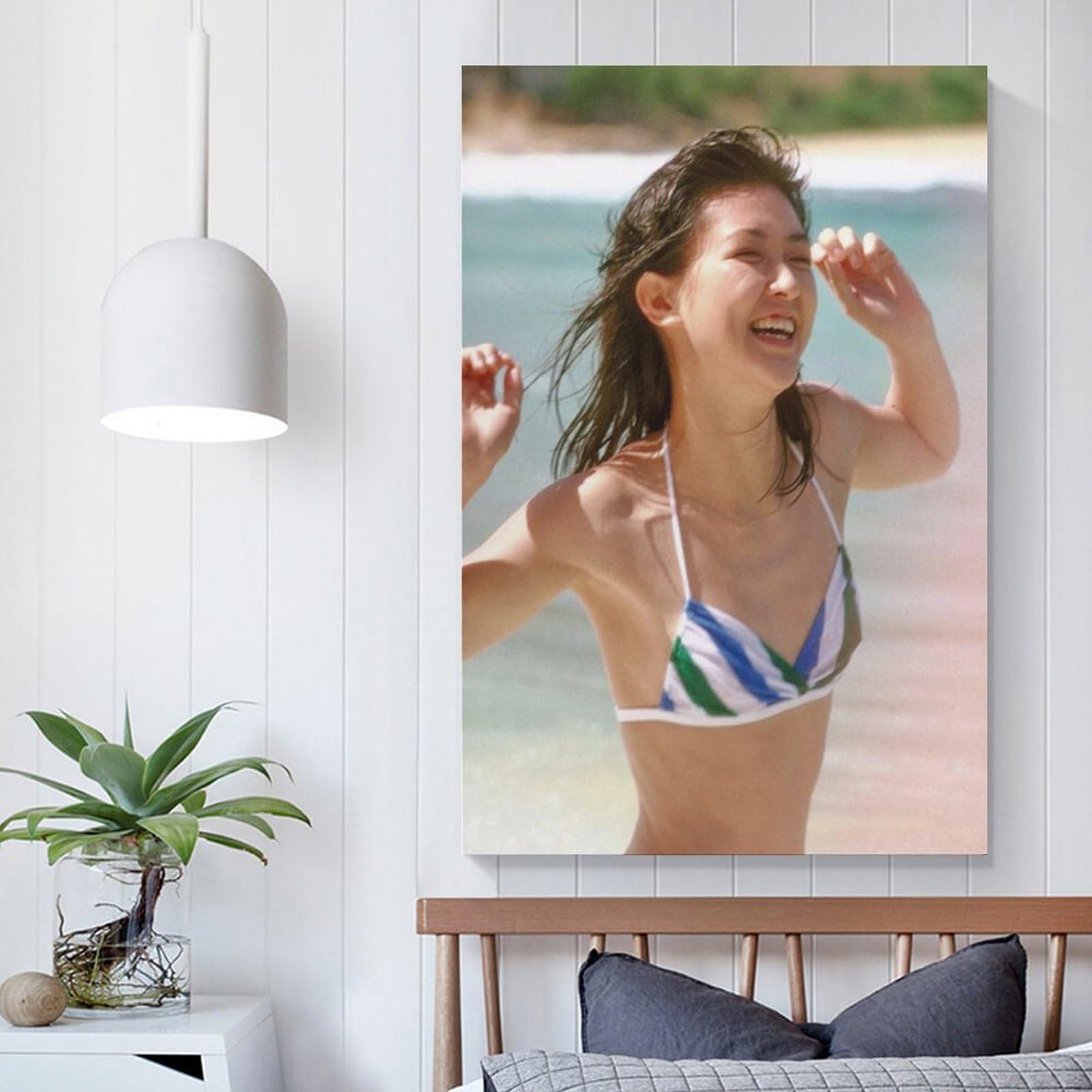 イ*ウ様 特大　紺野美沙子ポスター Amazon.co.jp: kj 額装品 18歳 紺野美沙子 女子高生 グラビア 涙顔