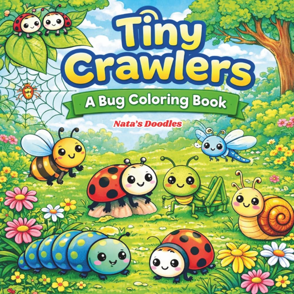 Tiny Crawlers: A Bug Coloring Book