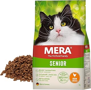 MERA Cats Senior Huhn (2kg), Trockenfutter für Sensible Katzen, getreidefrei & nachhaltig, mit hohem Fleischanteil product image
