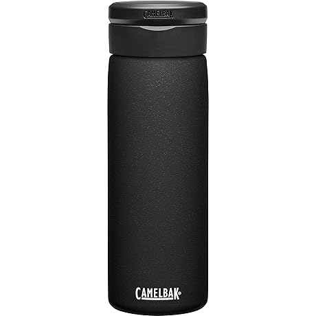 Fit Cap Vacuum Stainless Insulated Water Bottle - 20oz, Black: CamelBak Chute...