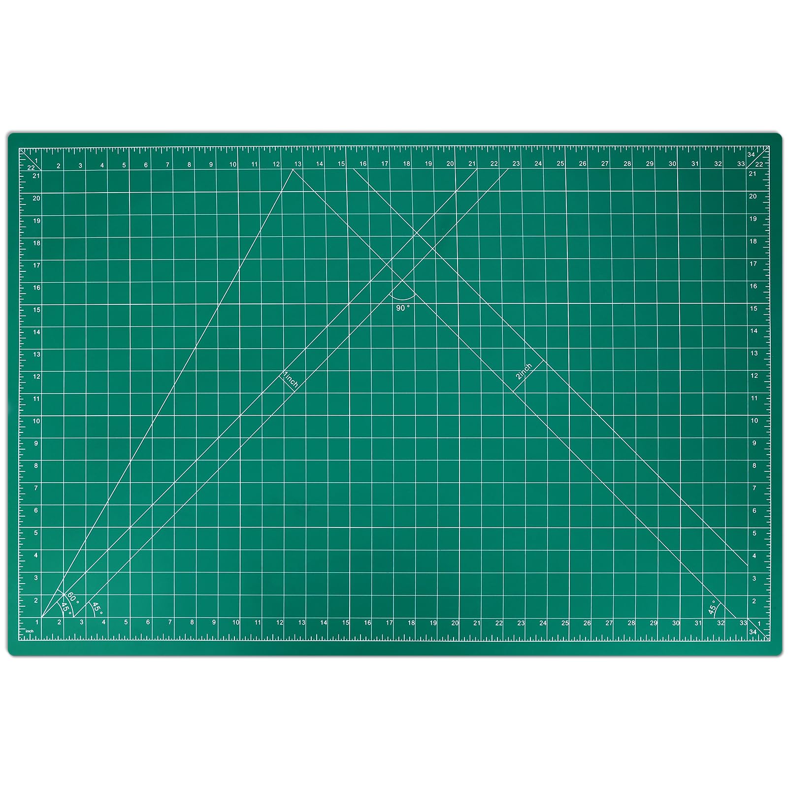 anezus Self Healing Cutting Mat for Rotary Cutting, 35" x 23.3", Green
