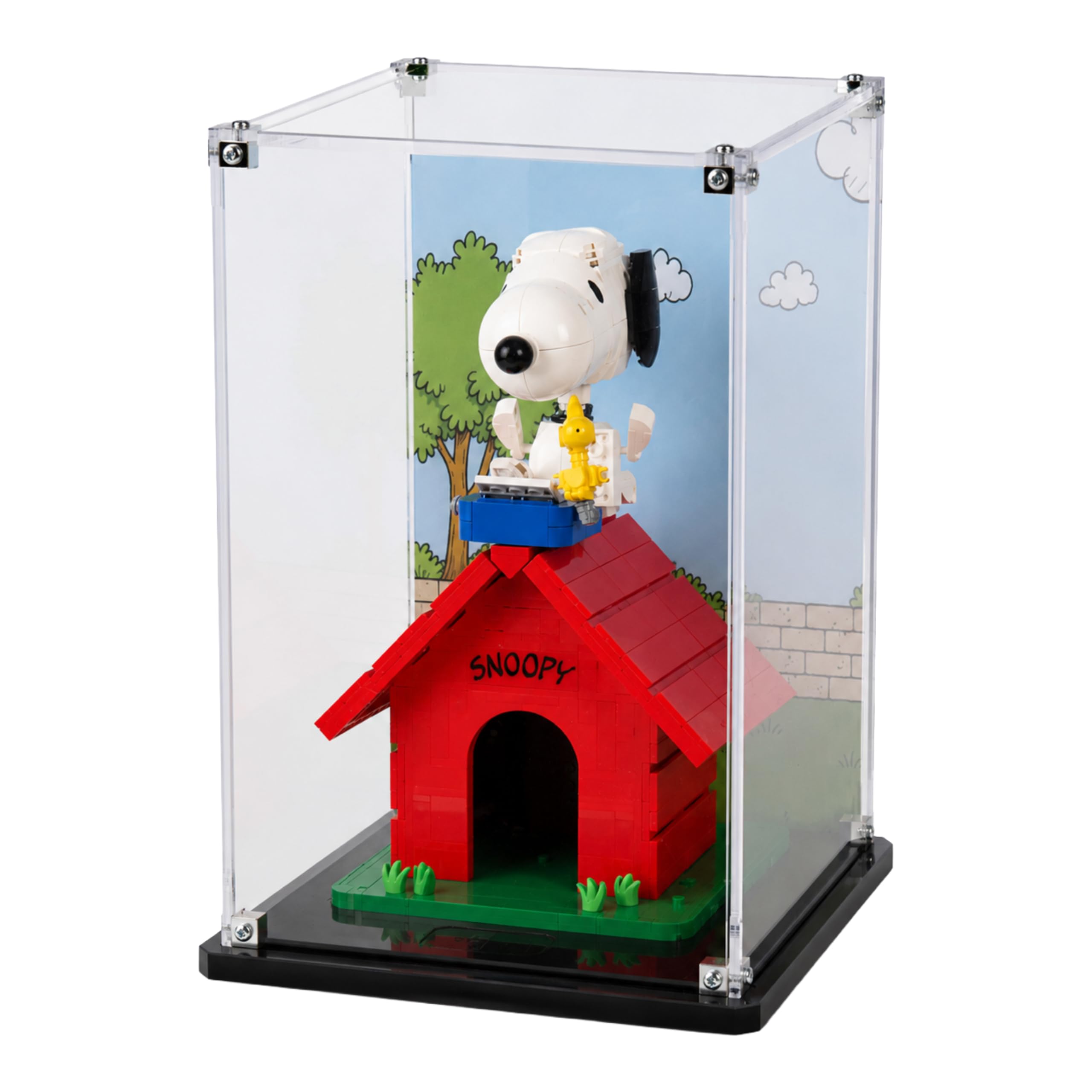 Acrylic Display Case compatible with LEGO® Ideas: Peanuts: Snoopy's Doghouse (21368)