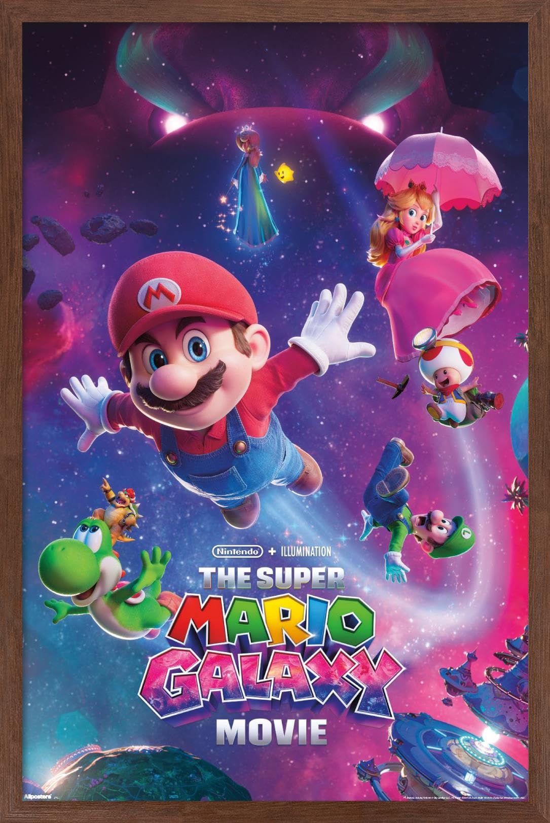 Nintendo The Super Mario Galaxy Movie (2026) - Key Art Wall Poster, 34L" x 22.4W", Unframed Version — view 13