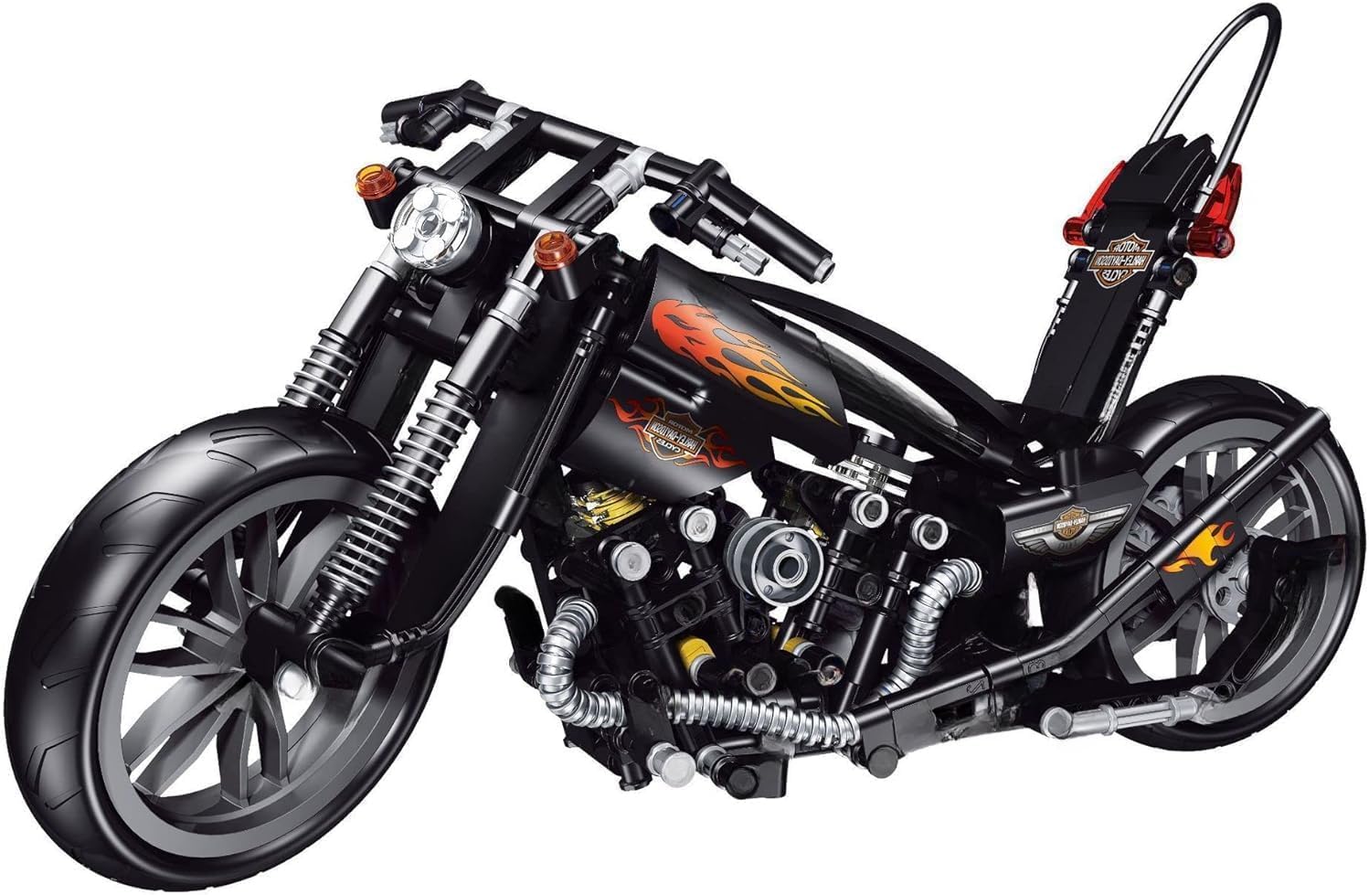 CIJINAY Motorcycle Model Building Blocks Kits, Motorbike Building Set, 451 PCS Superbike Model Construction Toy Gift for Adult, Compatible with Major Brand