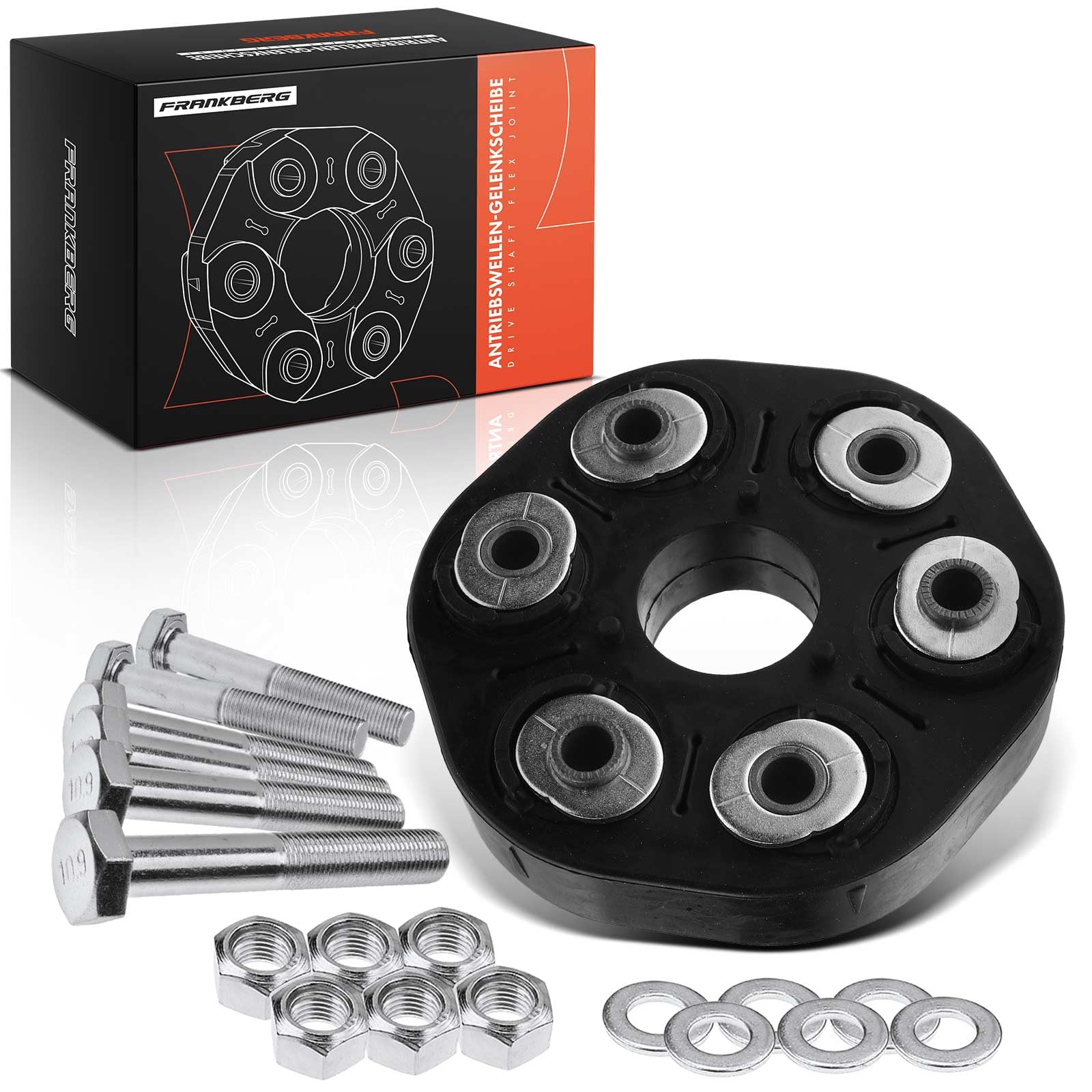 Frankberg Giunto Albero di Trasmissione Anteriore Compatibile con Serie 5 Touring E61 Serie 5 E60 Serie 3 Touring E91 X3 E83 Serie 3 E90 Replace# 26117542238